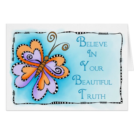 Your Beautiful Truth Cards (Front Horizontal)