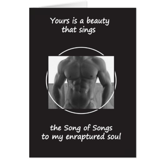 Your Beauty Sings (Blank Inside) (Front)