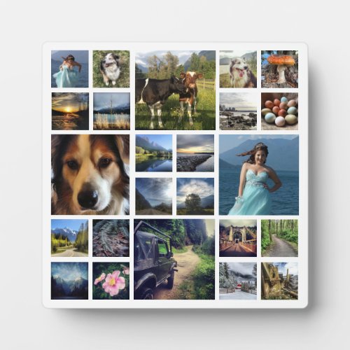 Your Best Photos Customized Template Plaque