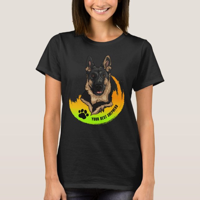 Your Best Shepherd For Shepherd Dogs Lovers &amp D T-Shirt (Front)