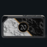 Your Birthday Anniversary Gift Bluetooth Speaker<br><div class="desc">Personalized Black and White Marble Design Bluetooth Speakers / Gift - Add Your Year - Age / or Letter / Number / Logo / More - Make Your Special Birthday or Anniversary Gift - Resize and move or remove and add text / elements with Customization tool. Choose your favorite Font...</div>
