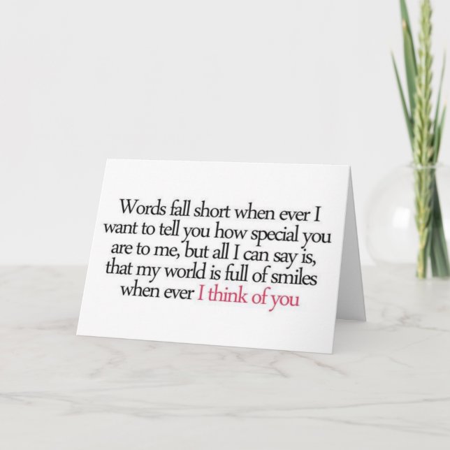 "YOUR BIRTHDAY" TIME TO SAY YOU'RE SPECIAL HOLIDAY CARD (Front)