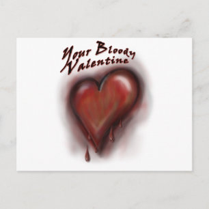Your Bloody Valentine Holiday Postcard