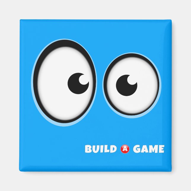 Your blue friend is now magnetic! magnet (Front)