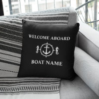 Your Boat Name Welcome Aboard Seahorse Anchor sh0b