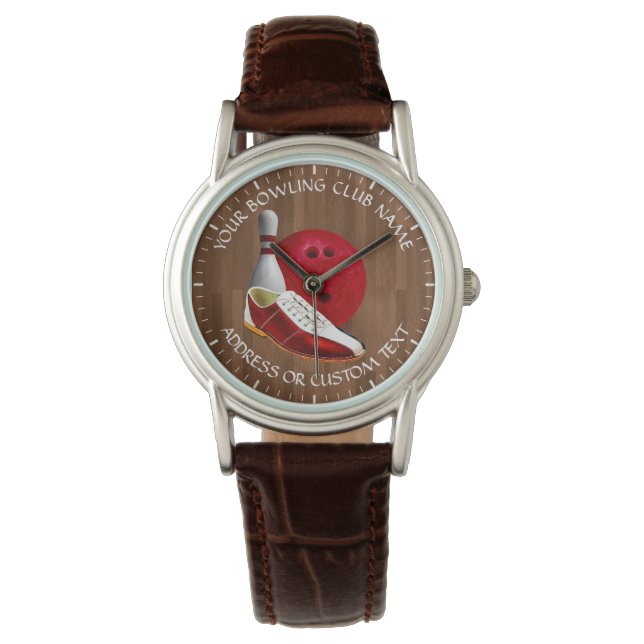 Your Bowling Club Name Bowling Club Owner Watch (Front)