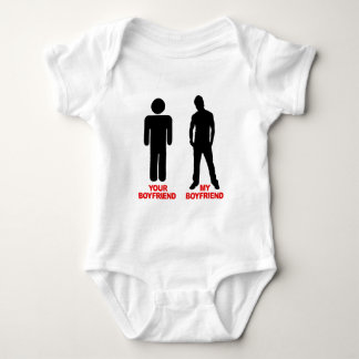 Your Boyfriend. My boyfriend. Baby Bodysuit