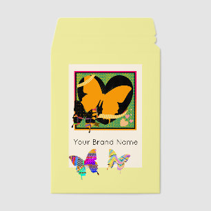 Your Brand Butterflies Envelope Mailers
