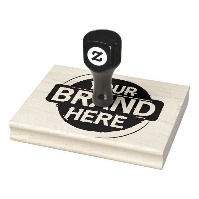 Your Brand Logo Custom Rubber Stamp (Stamp)
