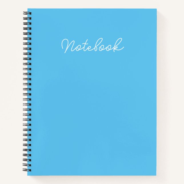 Your Brand, Your Notebook: Custom Spiral Edition Notebook (Front)