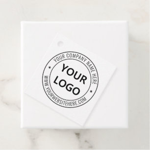 Your Branded Business Favor or Gift Tags Template