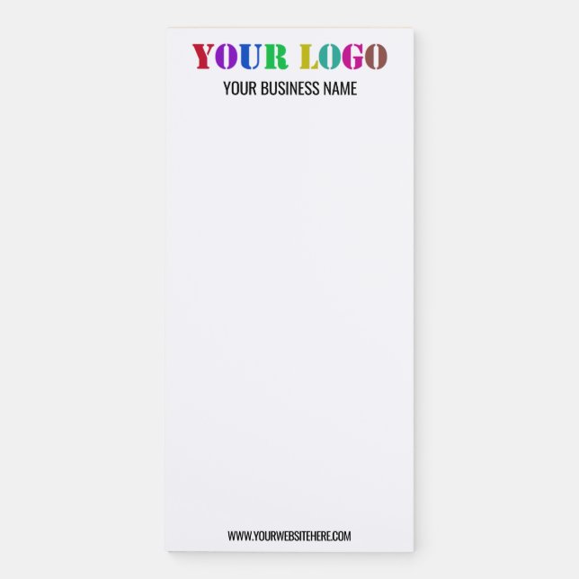 Your Branded Business Magnetic Notepad Template (Front)
