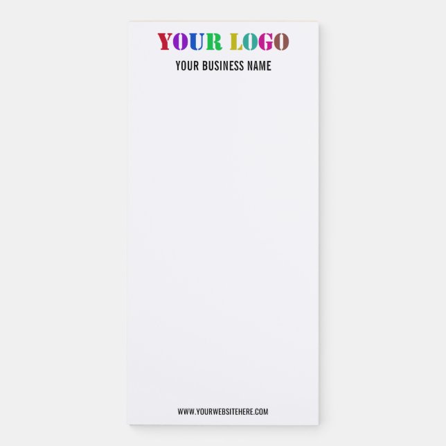 Your Branded Business Magnetic Notepad Template (Front)