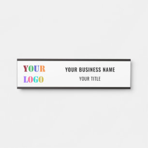 Your Branded Business Office Door Sign Example