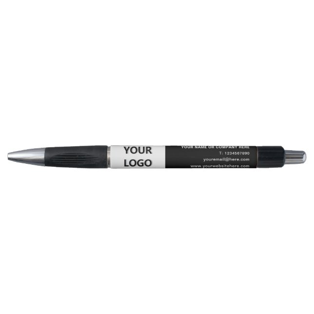Your Branded Business Pen Example with Custom Text (Front)