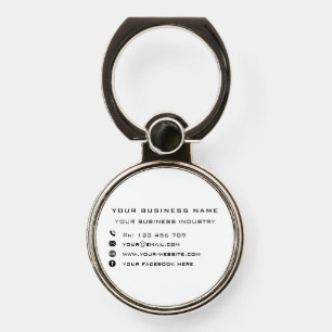 Your Branded Business Phone Ring Stand Example