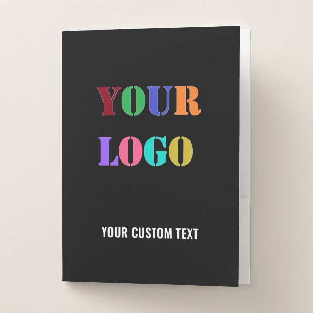 Your Branded Business Presentation Pocket Folders (Front)