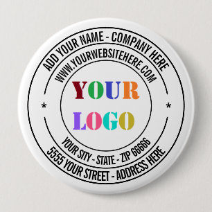 Your Branded Business Promotional Buttons Template