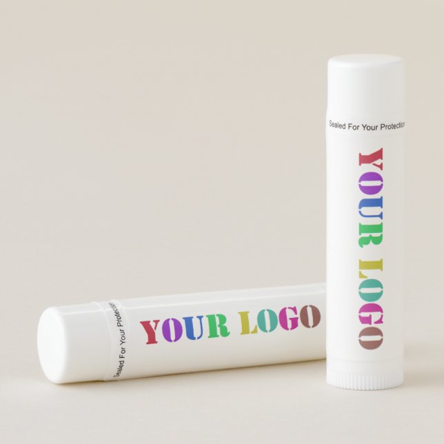 Your Branded Business Promotional Lip Balm Example (Front)