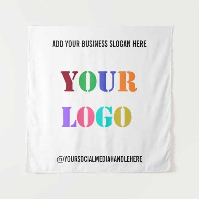 Your Branded Business Promotional Tapestry Example (Front)