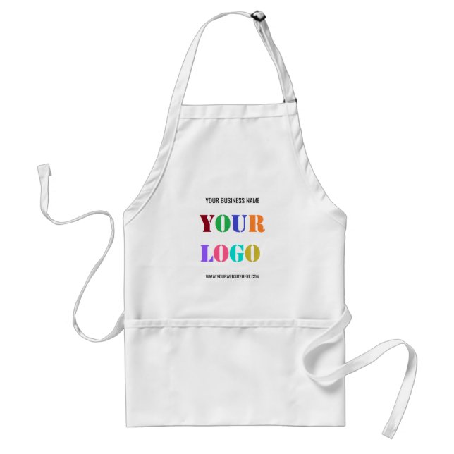 Your Branded Company Logo Business Apron Template (Front)