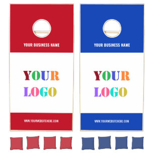Your Branded Company Logo Cornhole Set Template