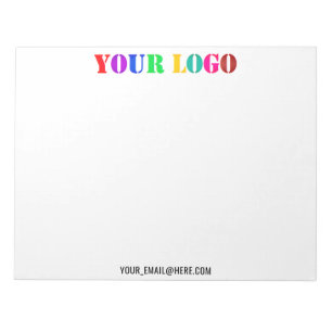 Your Branded Logo Business Office Notepad Template