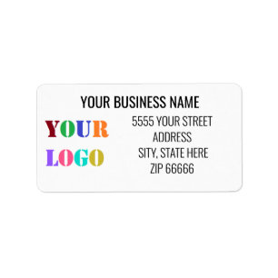 Your Branded Logo Name Address Labels Template