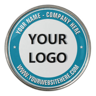 Your Branded Logo Text Golf Ball Marker Template