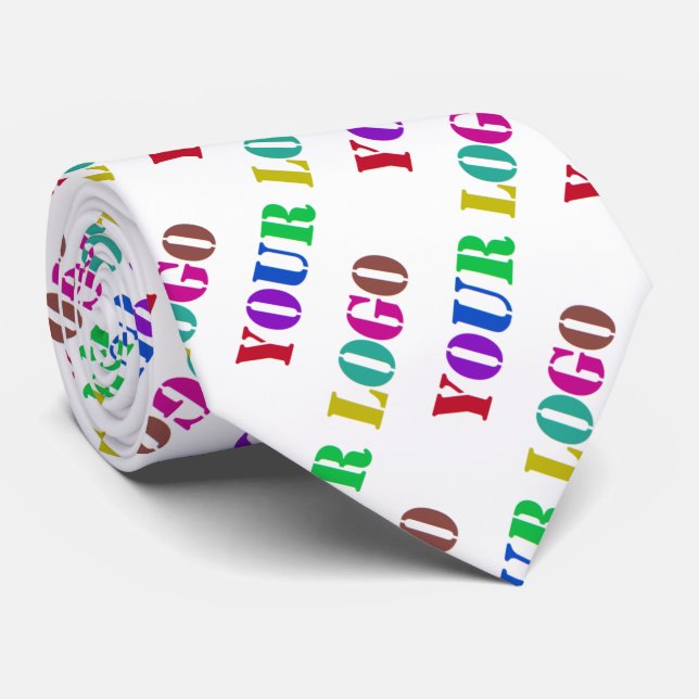 Your Branded Promotional Business Tie Example (Rolled)