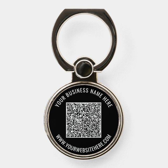 Your Branded QR Code Phone Ring Stand Template (Front)
