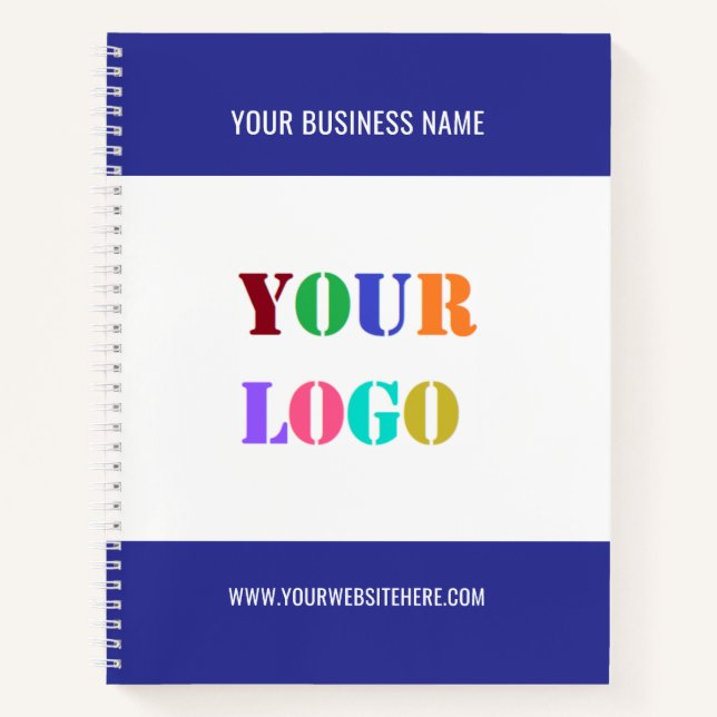 Your Branded Stationery Business Notebook Template (Front)