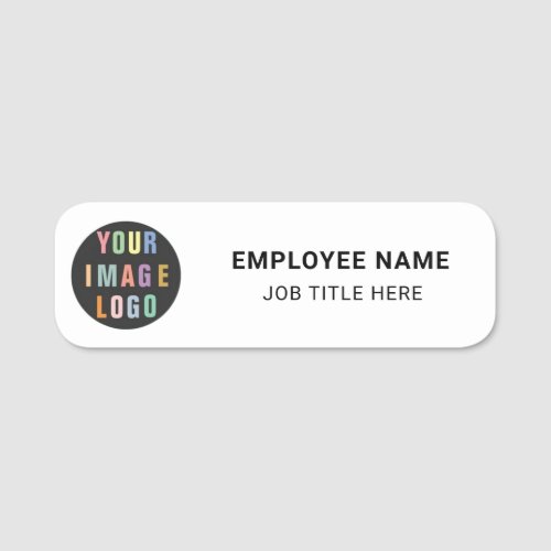 Your Brands Signature Look Business Logo Employee Name Tag