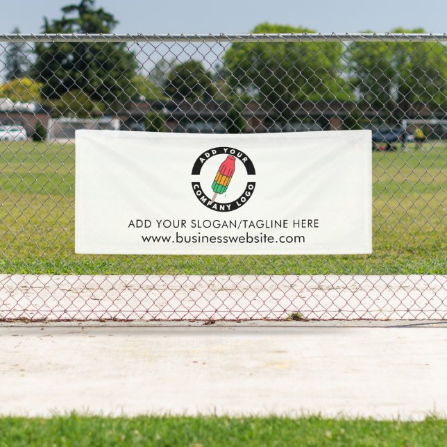 Your Busines Logo and Company Website Address Banner (Insitu)