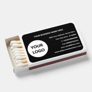 Your Business Card Promotional Matchboxes Template