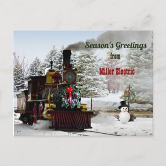 Your Business Christmas with Vintage Train