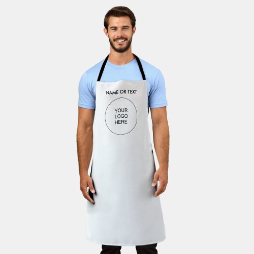 Your Business Company Logo Here Add Text Or Name Apron