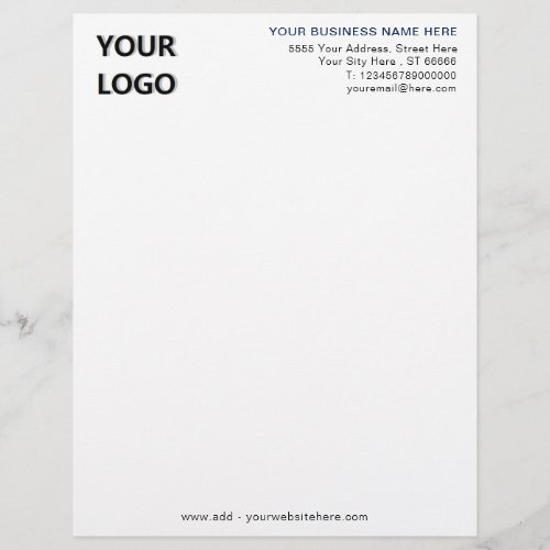 Your Business Company Office Letterhead with Logo
