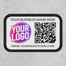 Your Business Company Team Logo & QR Code & Text