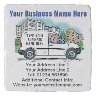 Your Business Details on a Trivet