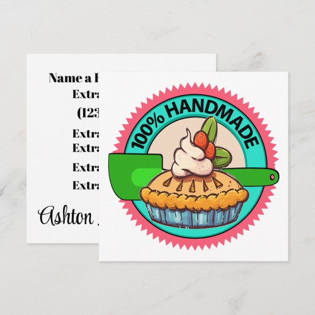 Your Business Flat Card (Front/Back)