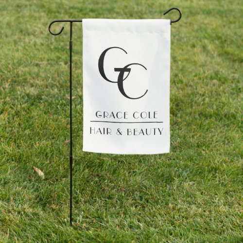 Your Business Initial Logo Promotional Garden Flag