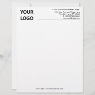 Your Business Letterhead Name Logo Address Website