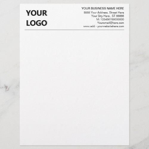 Your Business Logo Address Office Letterhead
