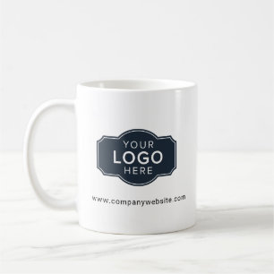 Your Business Logo and Company Website Custom Coffee Mug