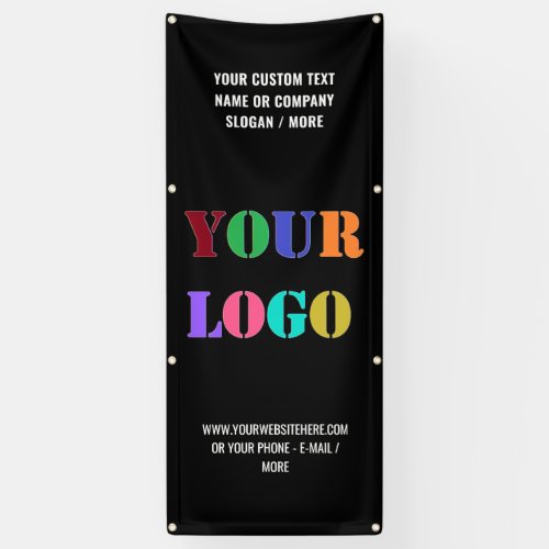 Your Business Logo and Text Banner Promotional
