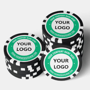 Your Business Logo and Text Company Poker Chips