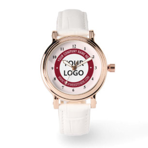 Your Business Logo and Text Personalized Watch