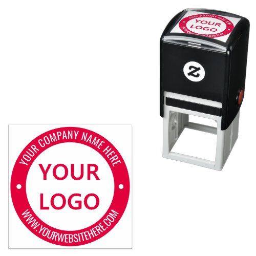 Your Business Logo and Text Professional Stamp