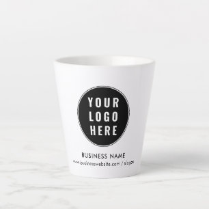Your Business Logo and Website Company Promotional Latte Mug